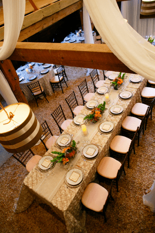 Rustic Elegance With The Button Rose Linen